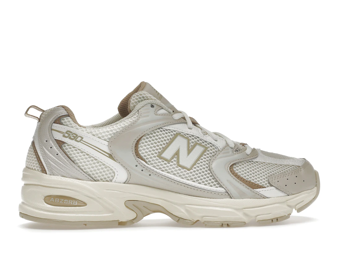Vue 36 de New Balance 530 Beige Angora