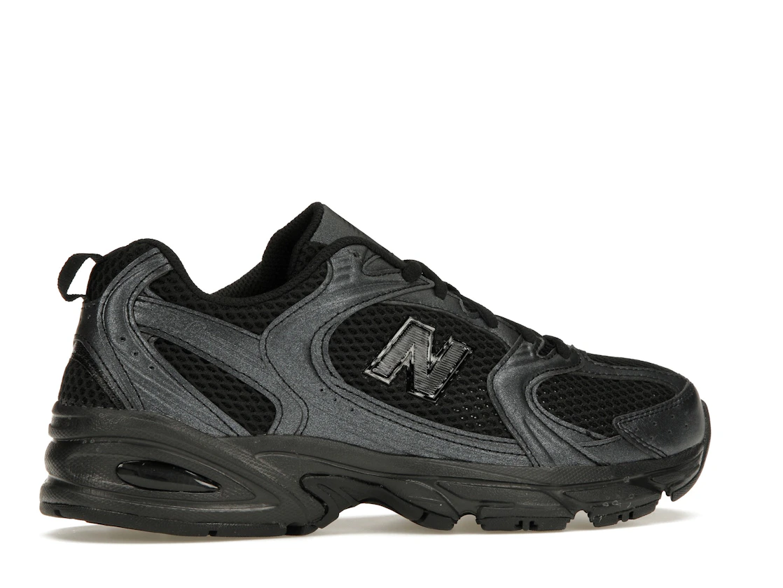 Vue 35 de New Balance 530 Black Dark Grey