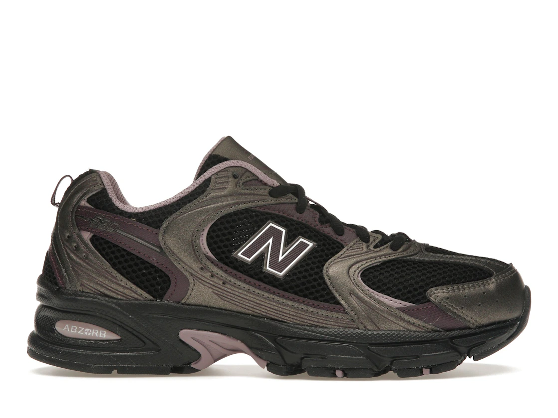 Vue 1 de New Balance 530 Black Metallic Plum Brown