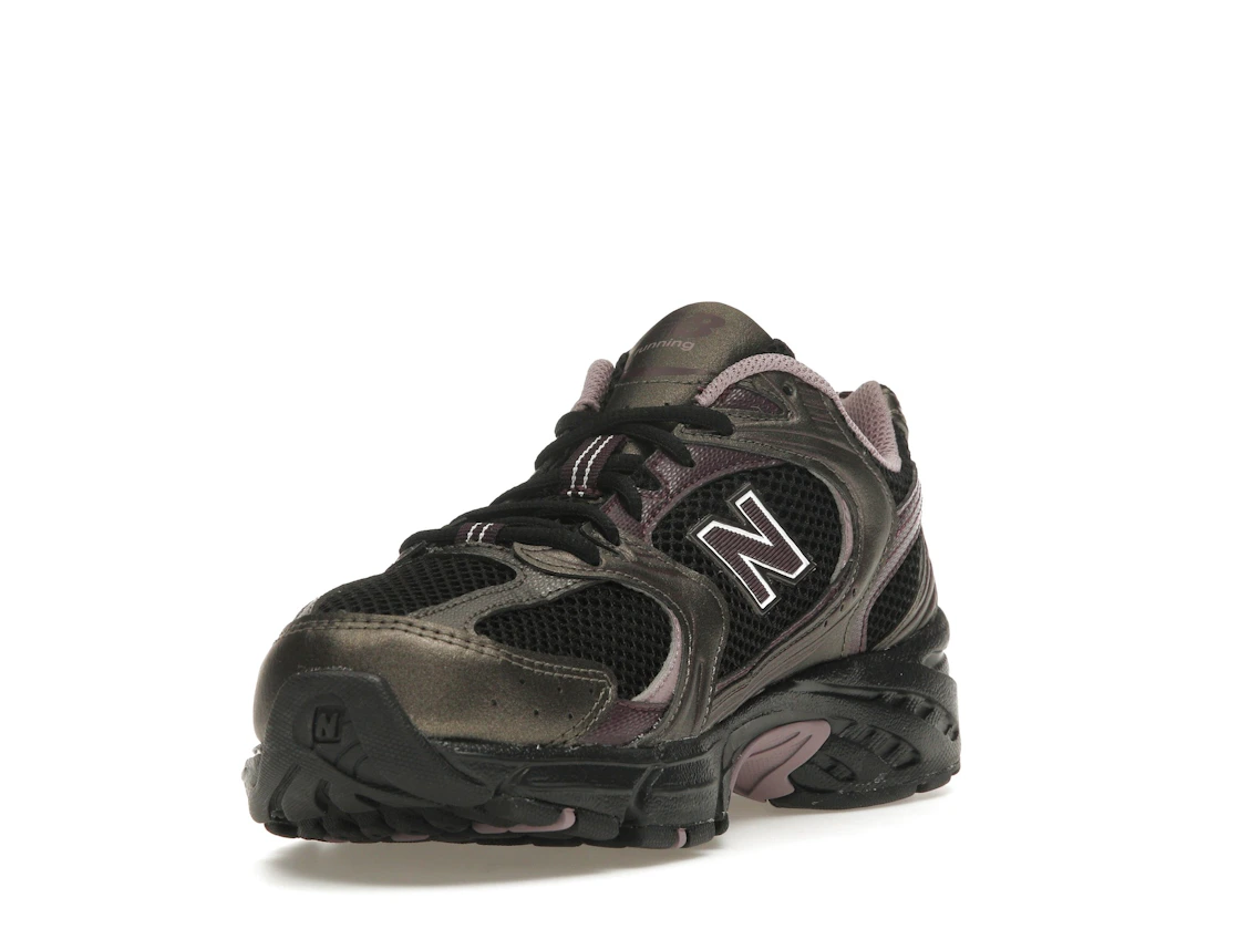 Vue 13 de New Balance 530 Black Metallic Plum Brown