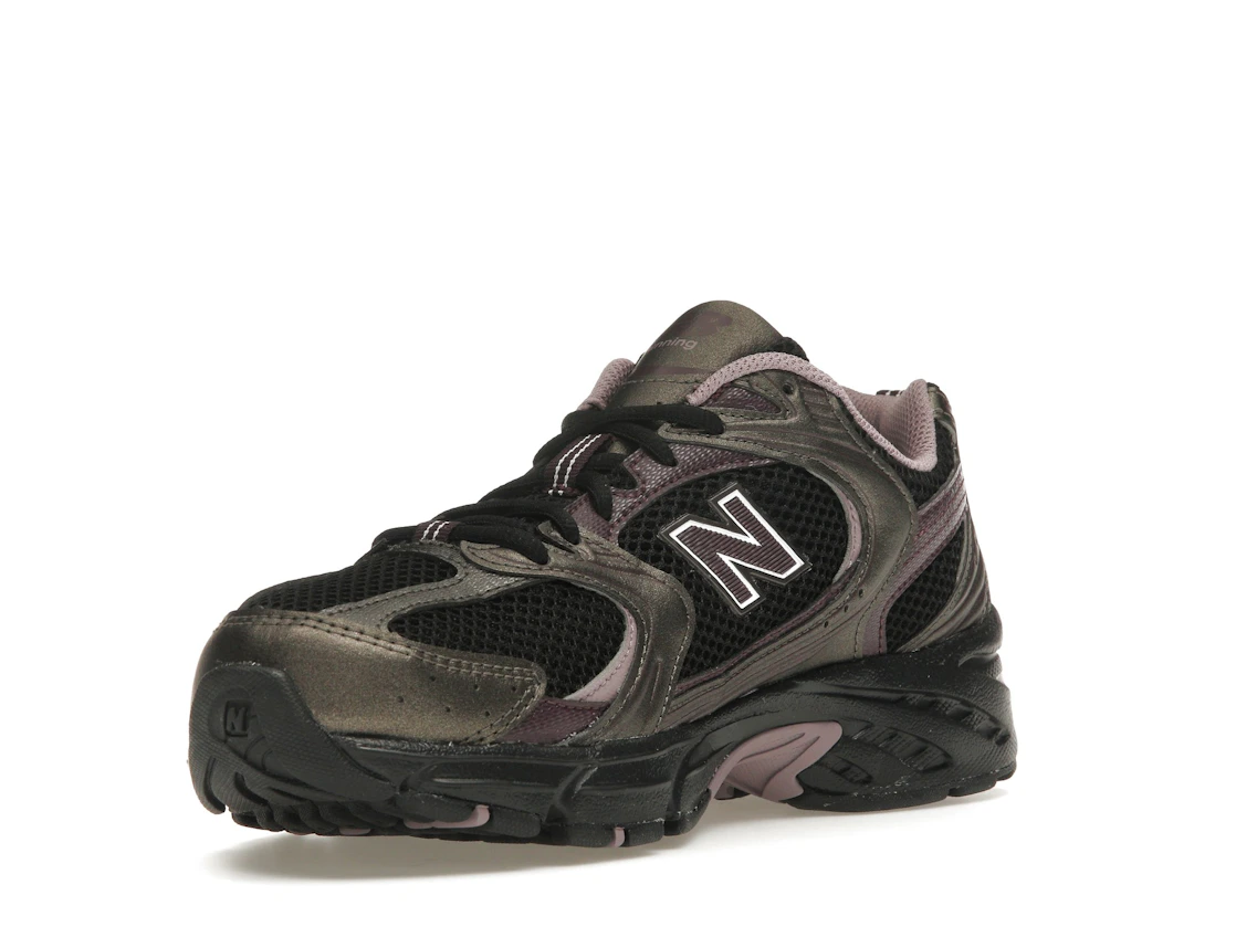 Vue 14 de New Balance 530 Black Metallic Plum Brown