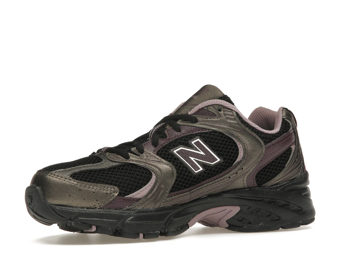 Vue 16 de New Balance 530 Black Metallic Plum Brown