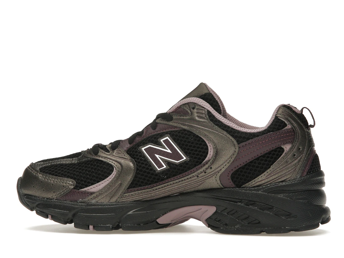 Vue 20 de New Balance 530 Black Metallic Plum Brown