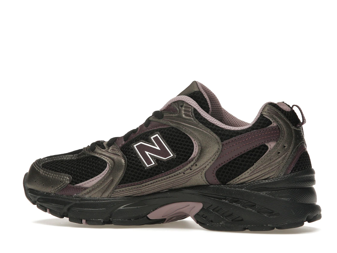 Vue 21 de New Balance 530 Black Metallic Plum Brown