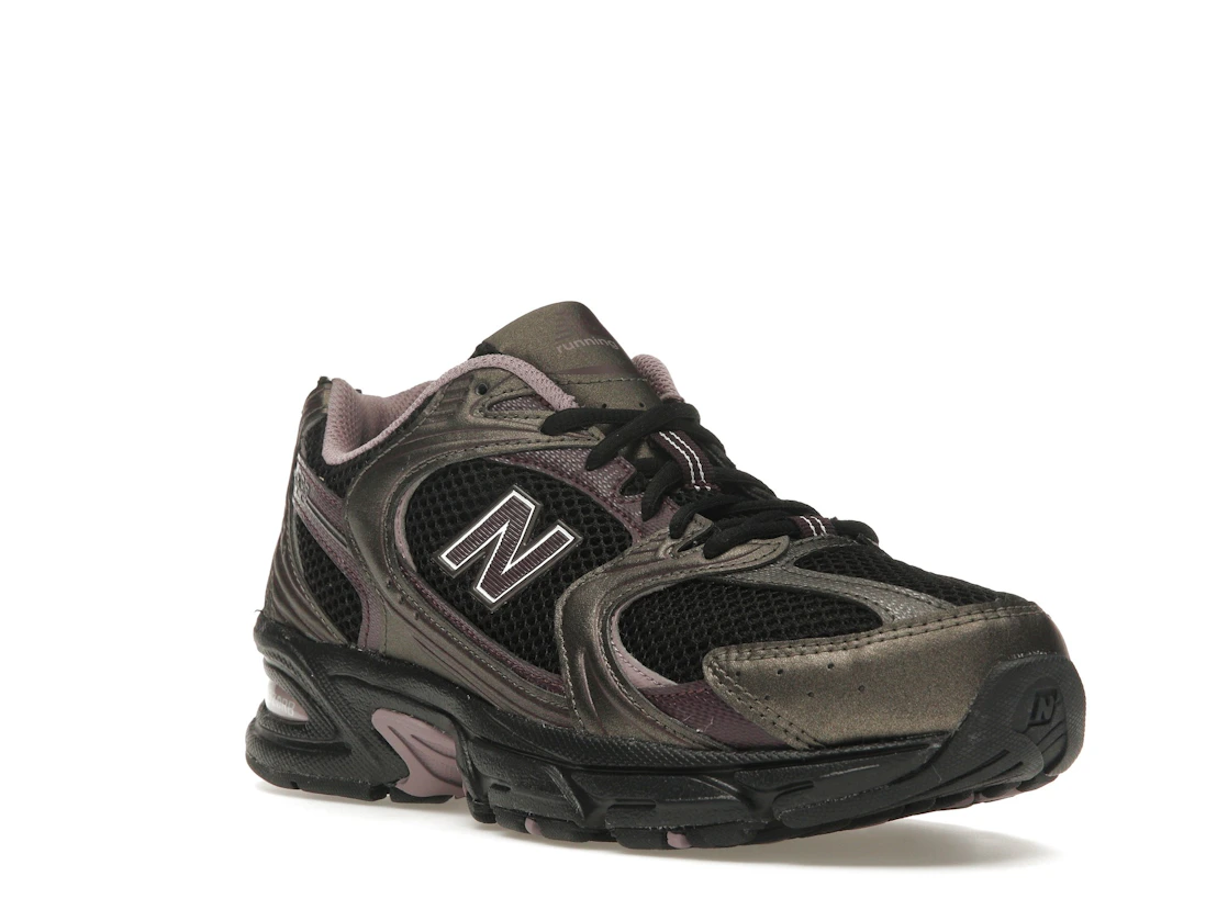 Vue 6 de New Balance 530 Black Metallic Plum Brown