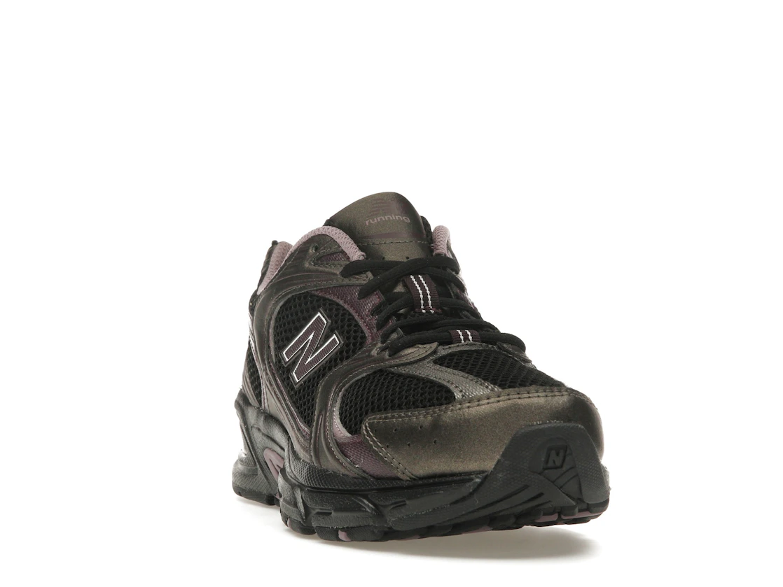 Vue 8 de New Balance 530 Black Metallic Plum Brown