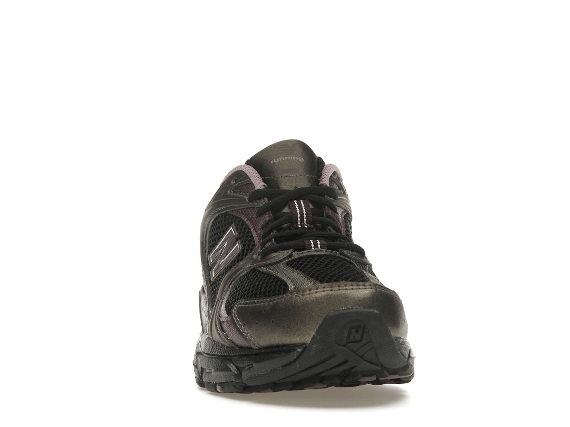 Vue 9 de New Balance 530 Black Metallic Plum Brown