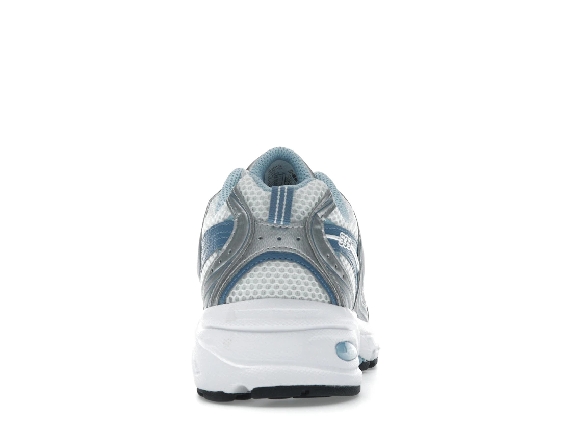 Vue 28 de New Balance 530 Silver Metallic Heron Blue