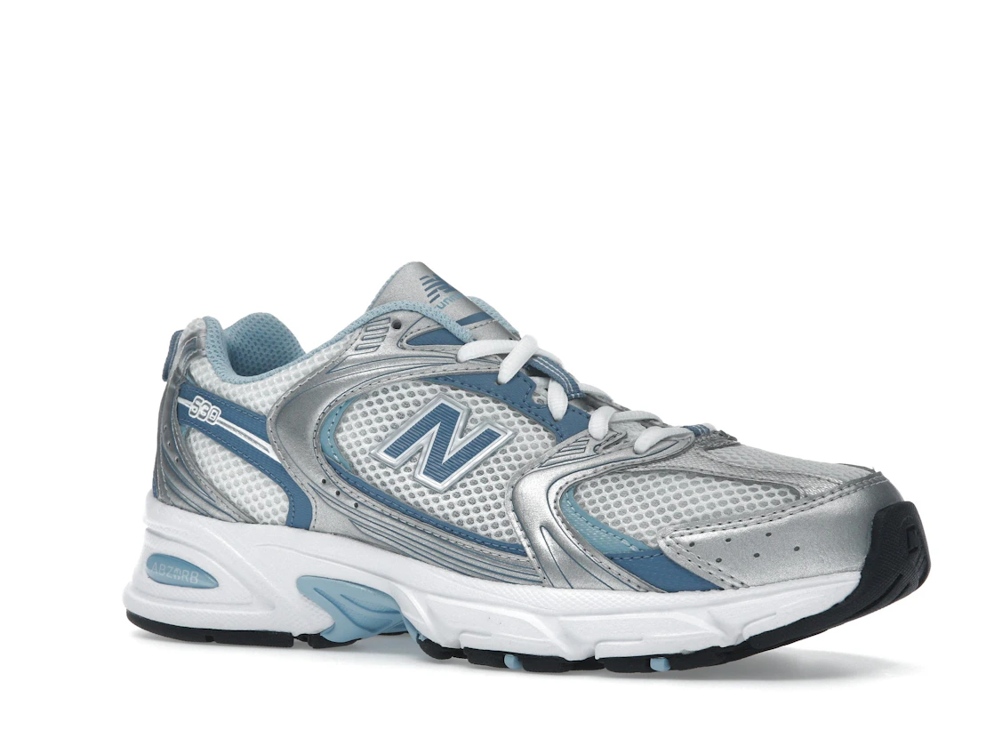 Vue 4 de New Balance 530 Silver Metallic Heron Blue