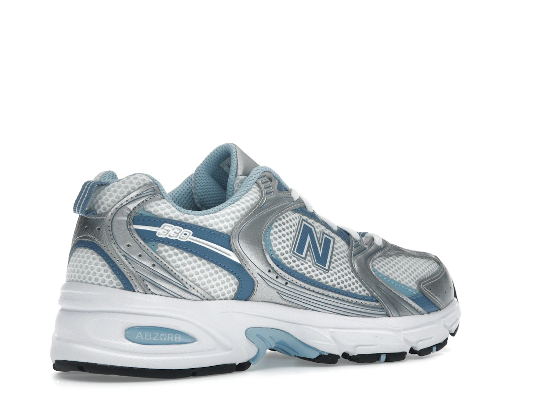 Vue 33 de New Balance 530 Silver Metallic Heron Blue