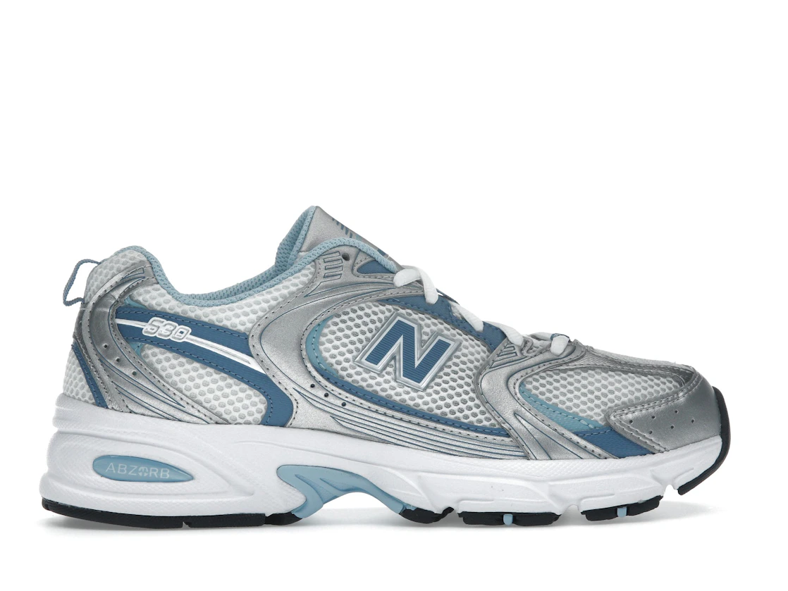 Vue 36 de New Balance 530 Silver Metallic Heron Blue