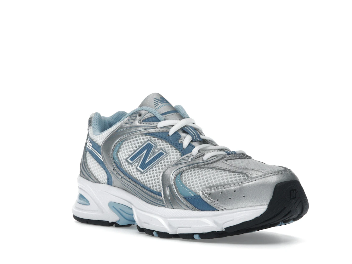 Vue 6 de New Balance 530 Silver Metallic Heron Blue