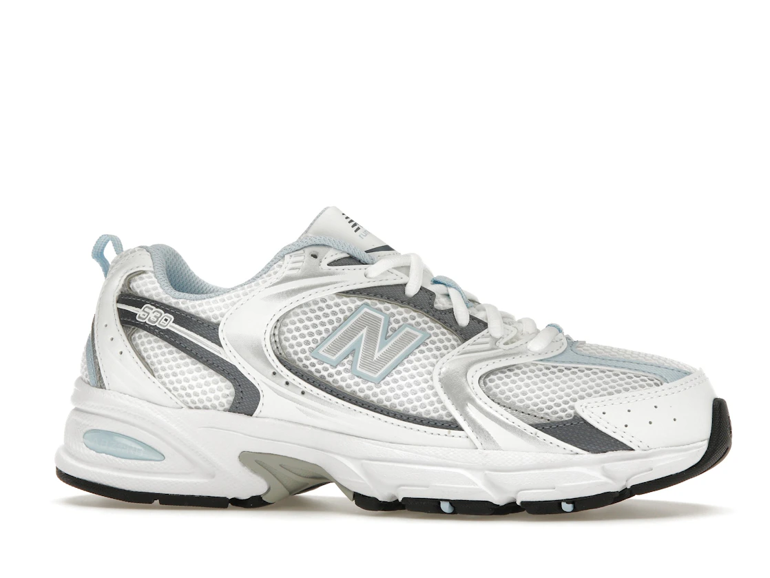 Vue 2 de New Balance 530 White Light Chrome Blue