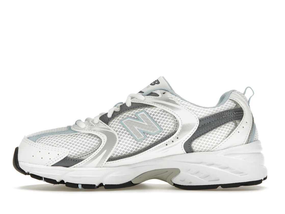 Vue 19 de New Balance 530 White Light Chrome Blue