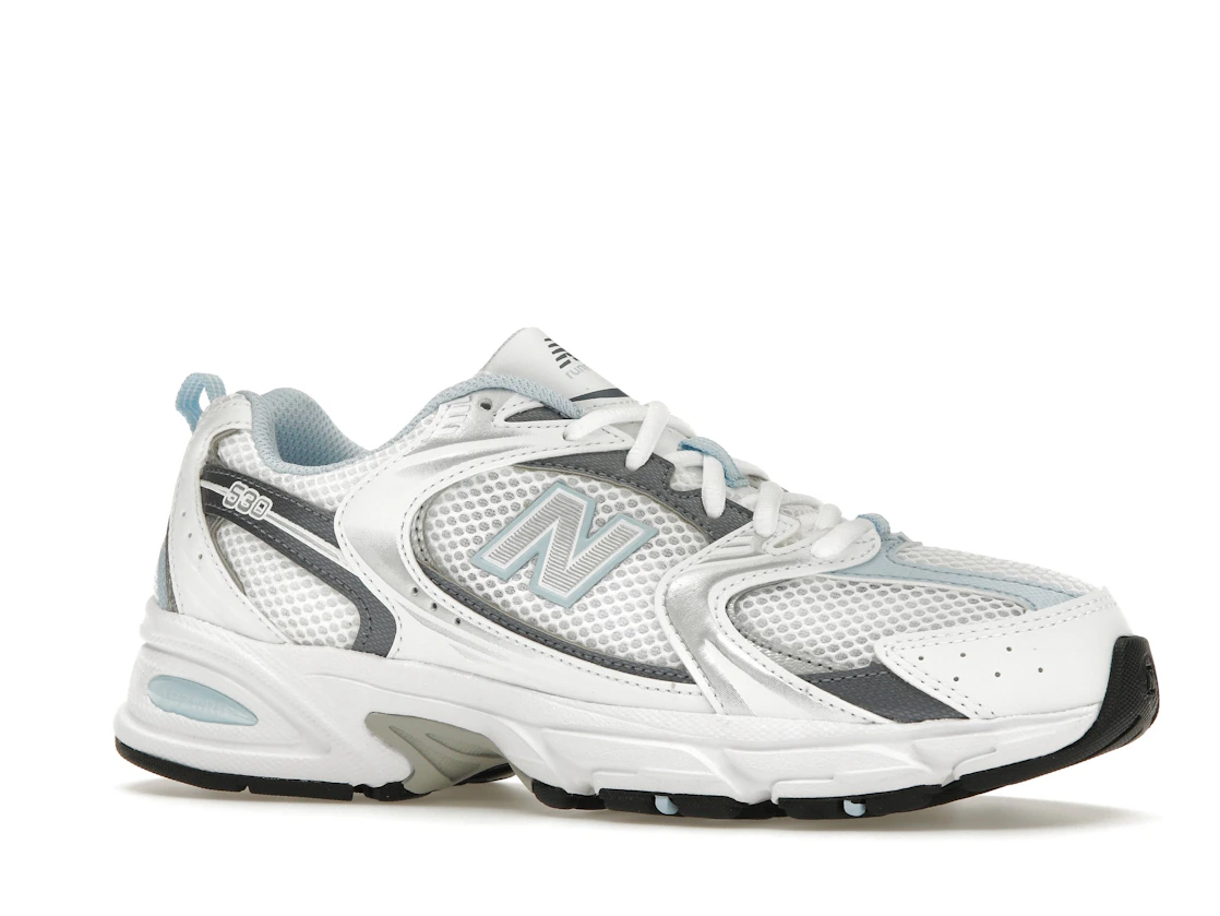 Vue 3 de New Balance 530 White Light Chrome Blue