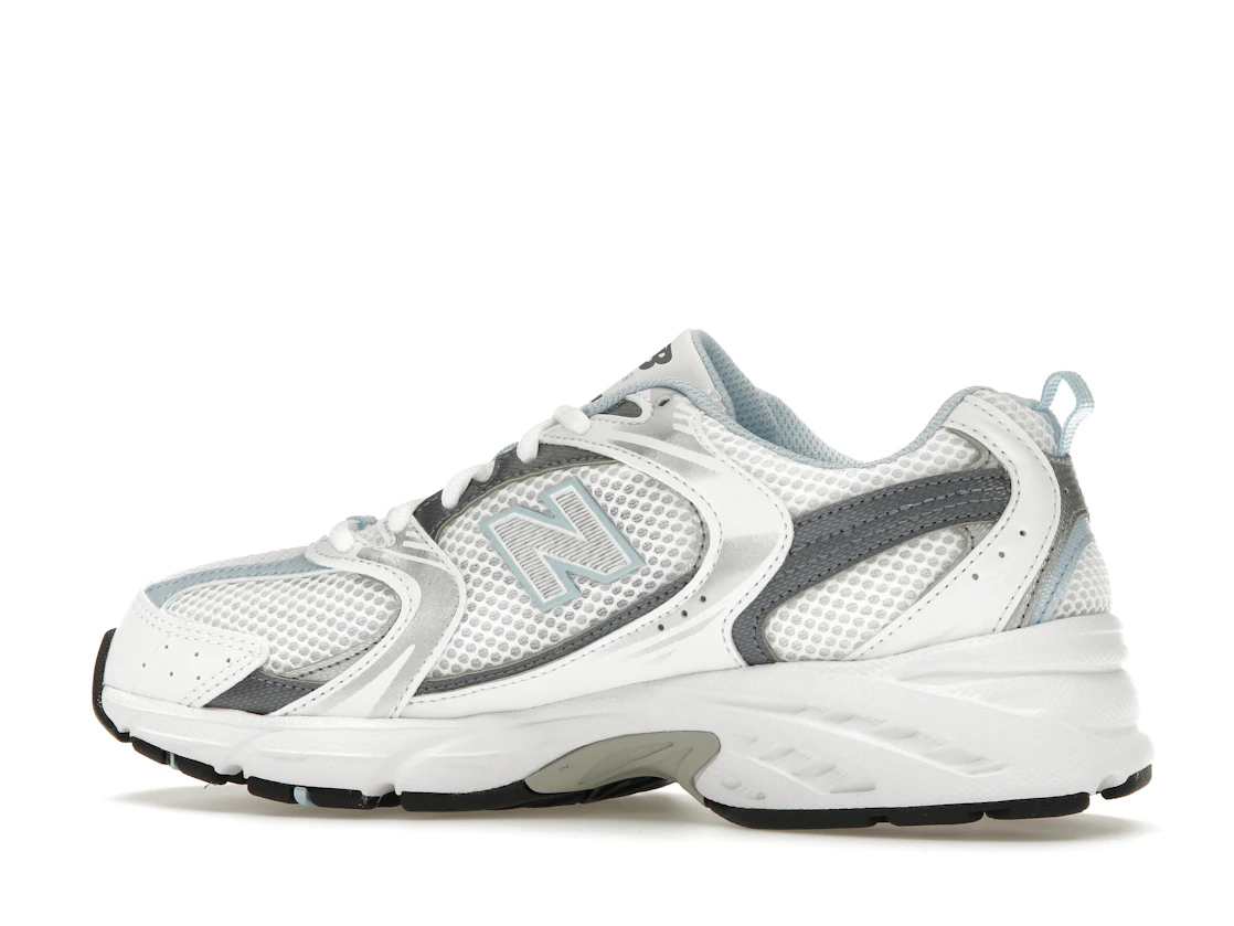 Vue 21 de New Balance 530 White Light Chrome Blue
