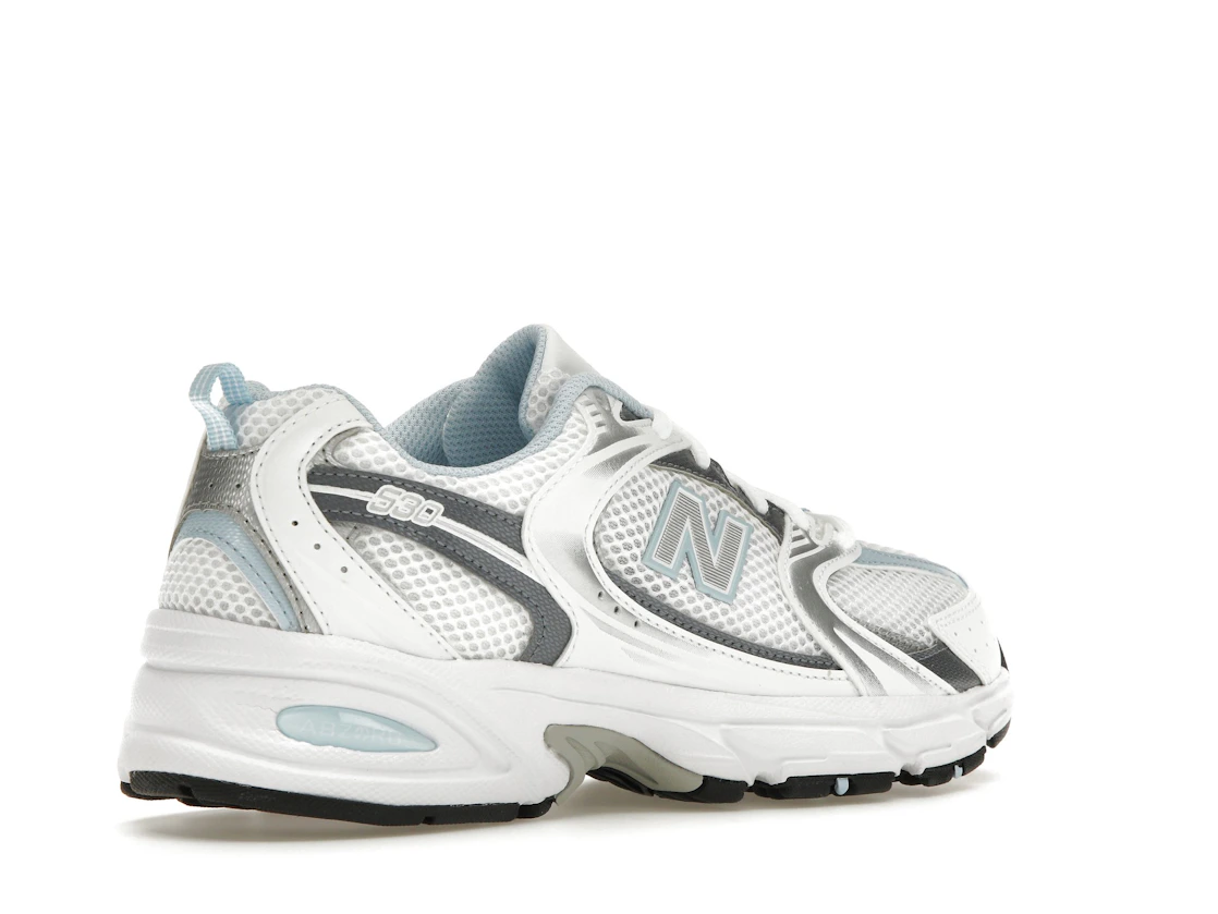 Vue 33 de New Balance 530 White Light Chrome Blue