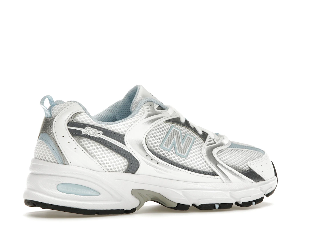 Vue 34 de New Balance 530 White Light Chrome Blue
