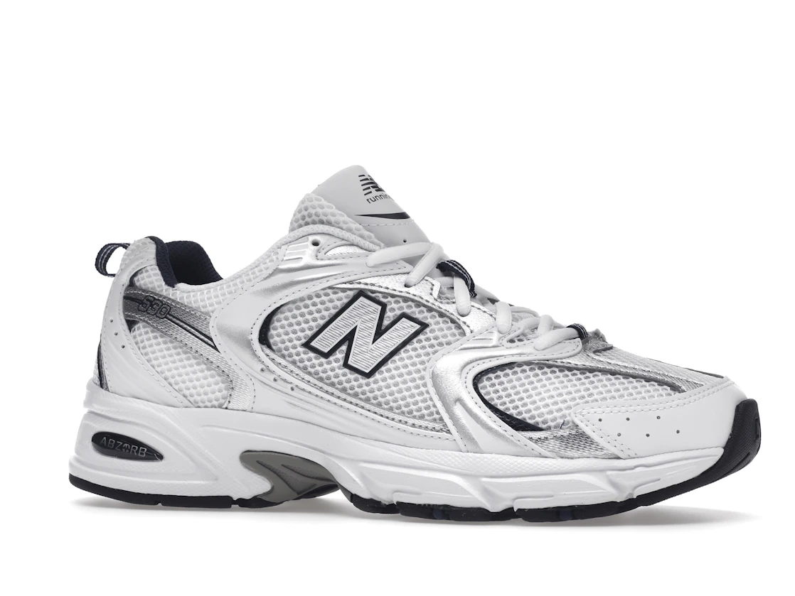 Vue 3 de New Balance 530 White Silver Navy