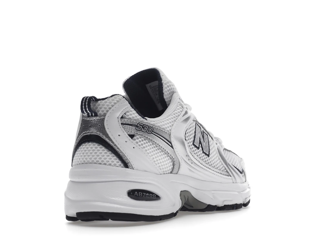 Vue 31 de New Balance 530 White Silver Navy