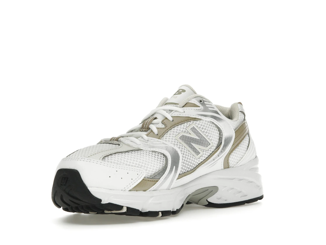 Vue 14 de New Balance 530 White Stoneware