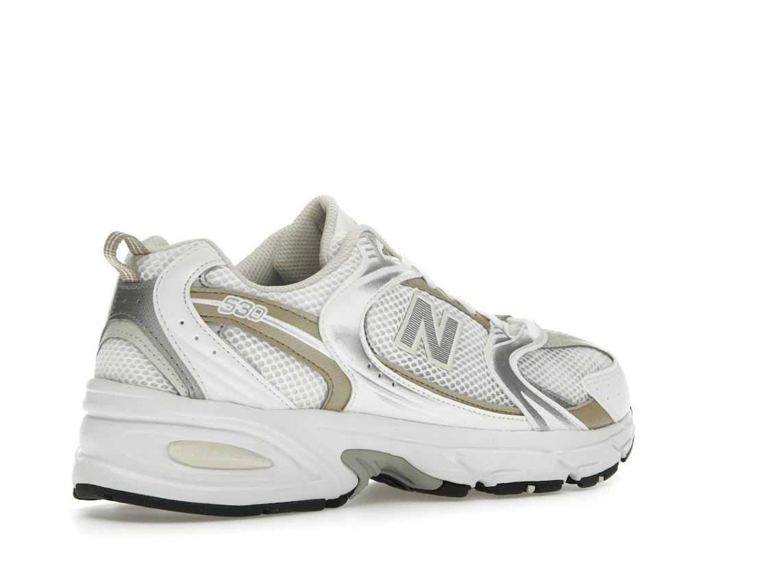 Vue 33 de New Balance 530 White Stoneware