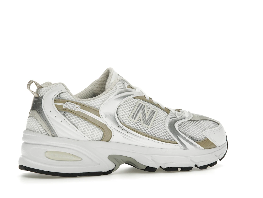 Vue 34 de New Balance 530 White Stoneware