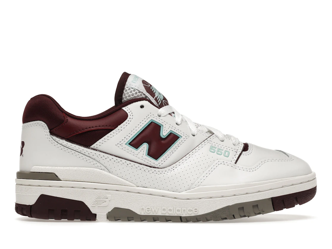 Vue 1 de New Balance 550 Burgundy Cyan