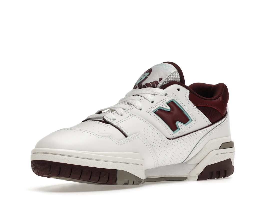 Vue 15 de New Balance 550 Burgundy Cyan