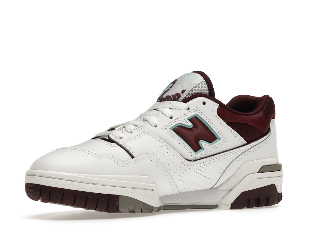 Vue 16 de New Balance 550 Burgundy Cyan