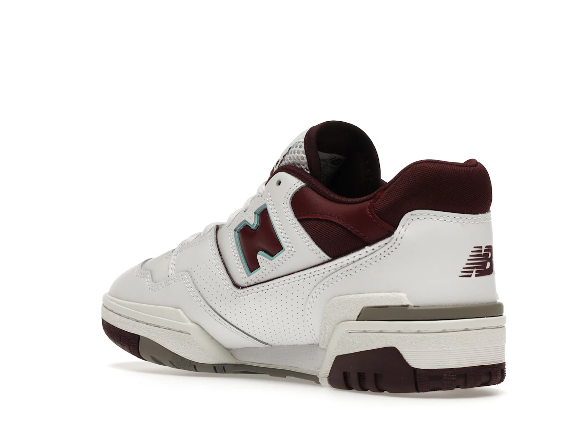 Vue 24 de New Balance 550 Burgundy Cyan