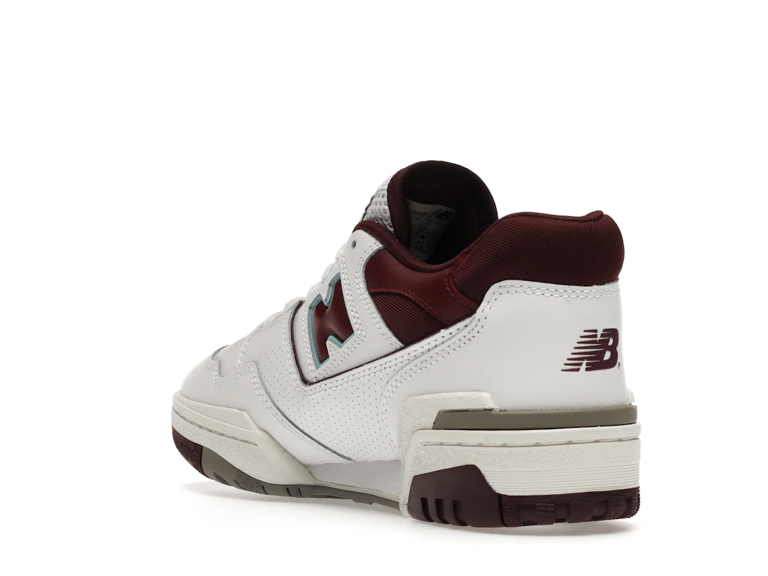 Vue 25 de New Balance 550 Burgundy Cyan