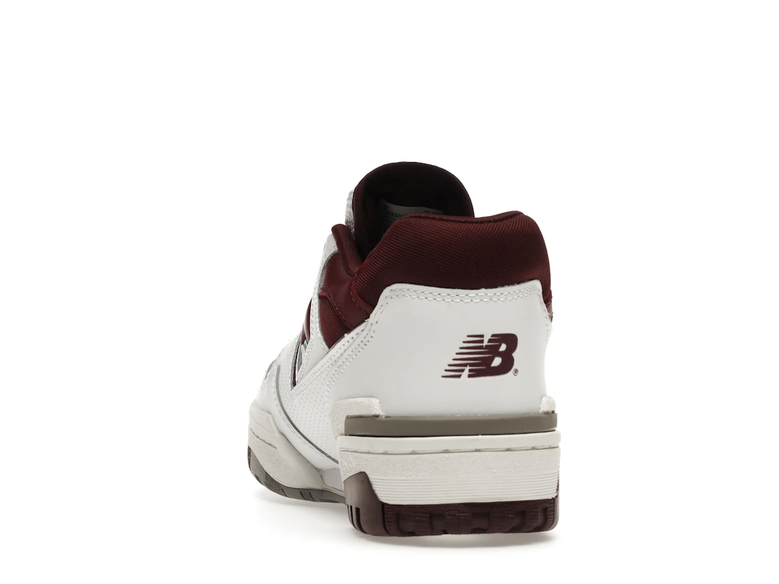 Vue 27 de New Balance 550 Burgundy Cyan