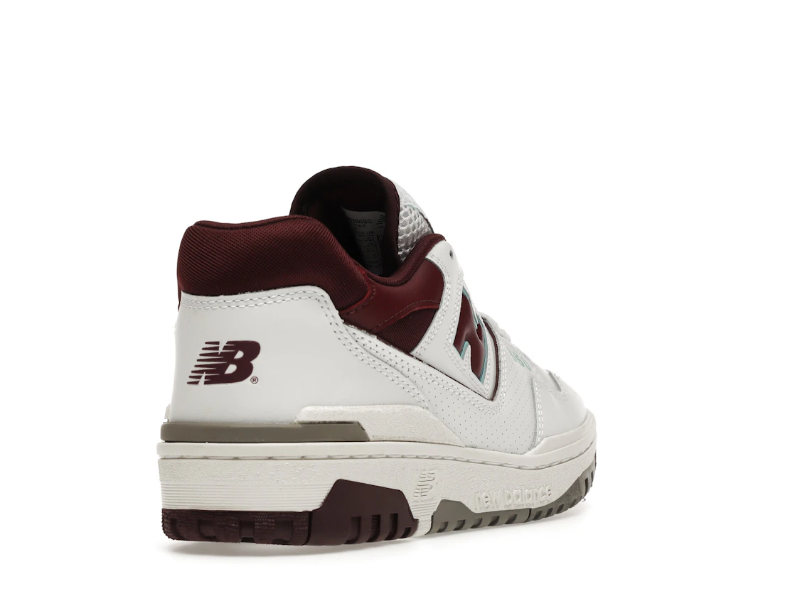 Vue 31 de New Balance 550 Burgundy Cyan