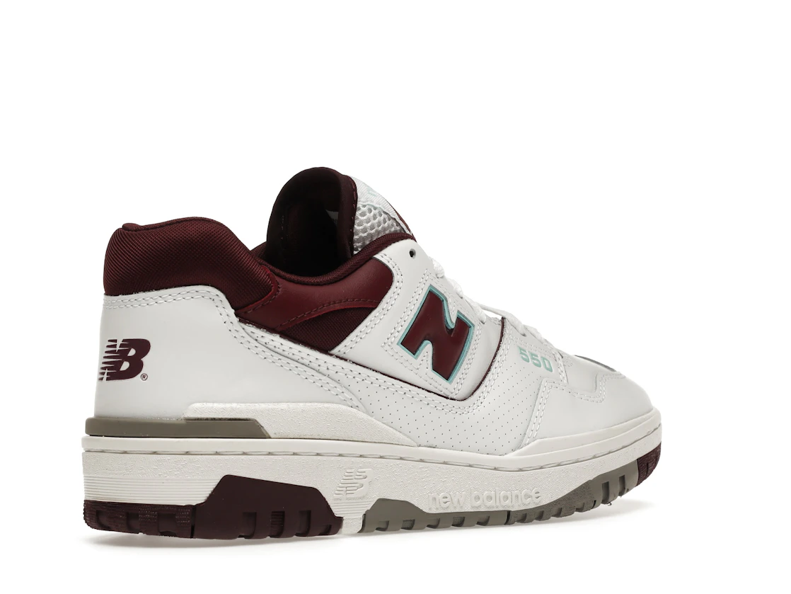 Vue 33 de New Balance 550 Burgundy Cyan