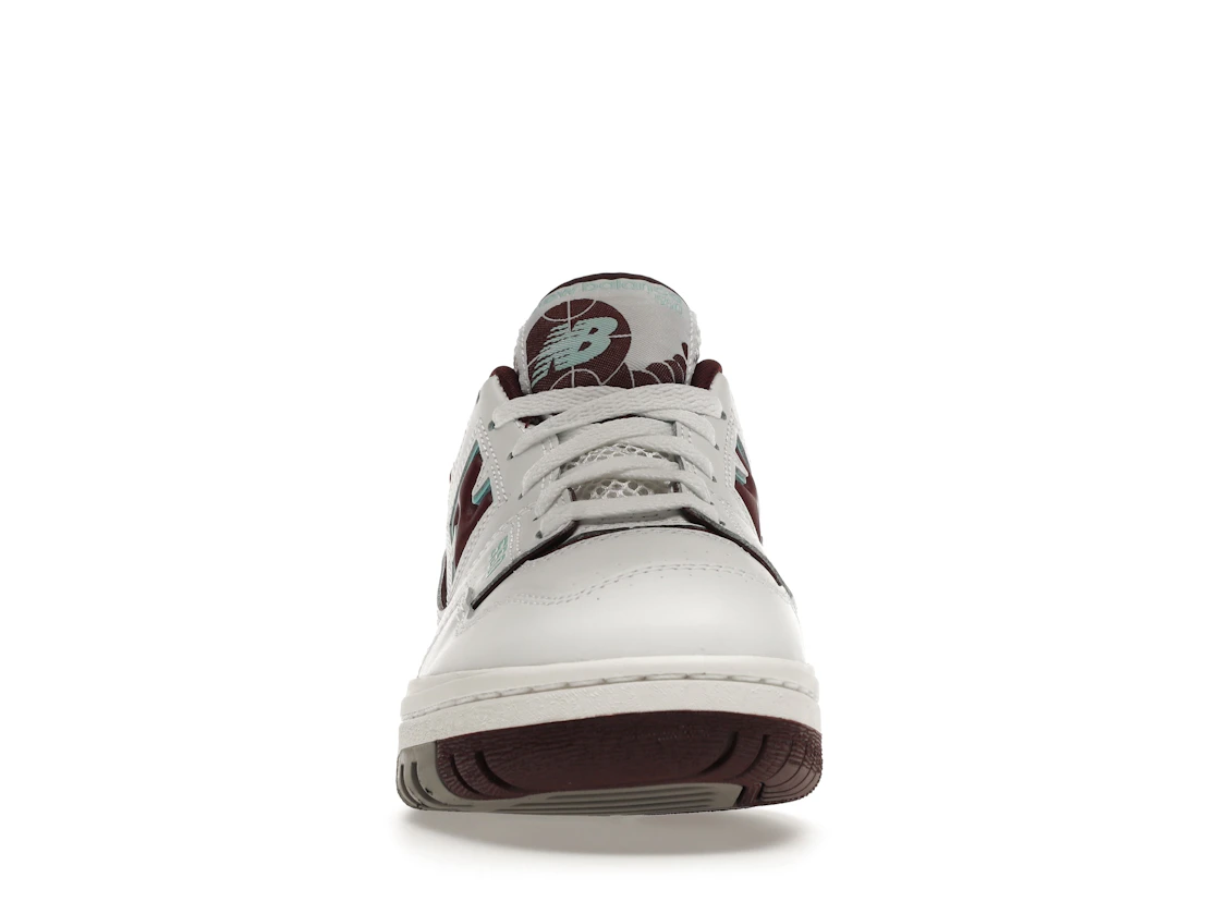 Vue 10 de New Balance 550 Burgundy Cyan