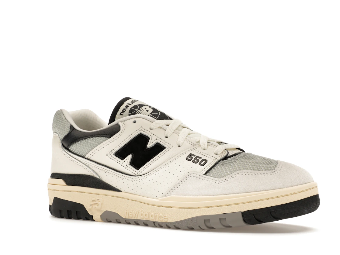Vue 4 de New Balance 550 Sea Salt Pack Black