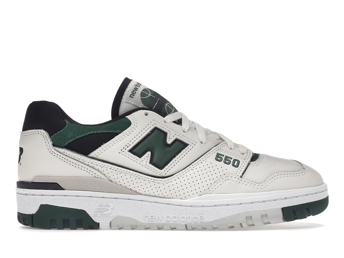 Vue 1 de New Balance 550 Sea Salt Pine Green