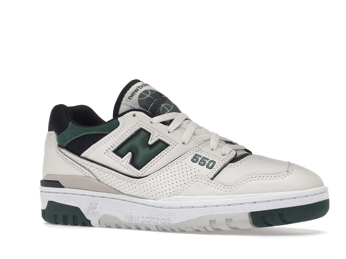 Vue 4 de New Balance 550 Sea Salt Pine Green