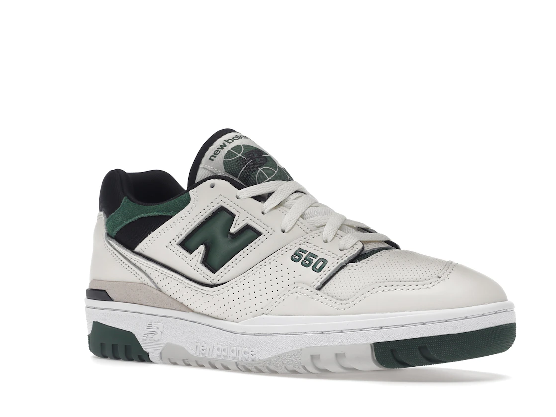 Vue 5 de New Balance 550 Sea Salt Pine Green