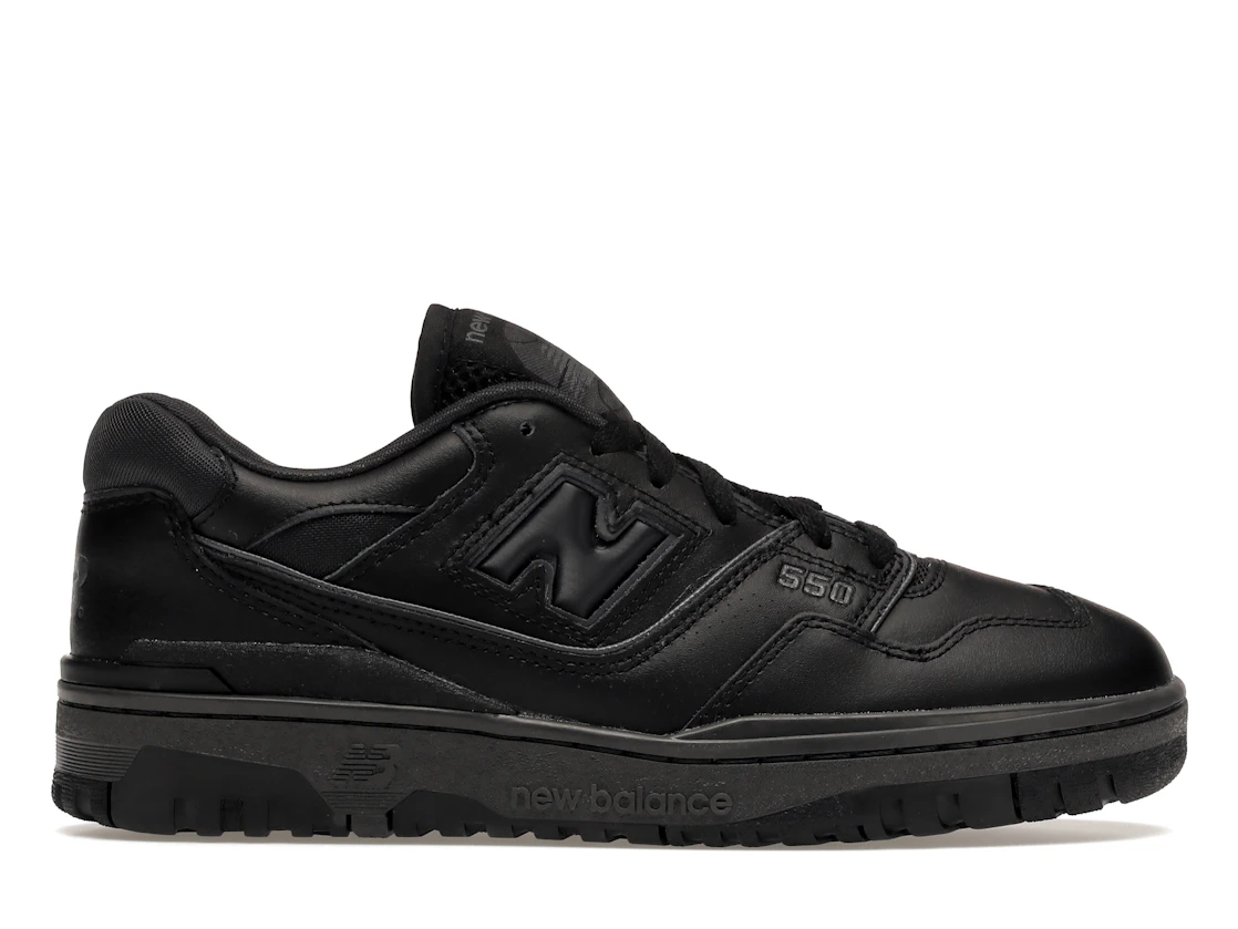 Vue 1 de New Balance 550 Triple Black