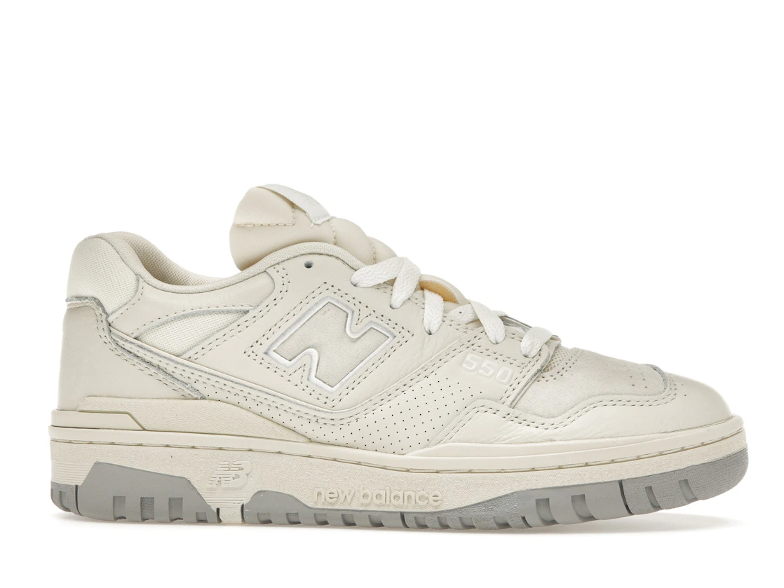 Vue 2 de New Balance 550 Turtledove White