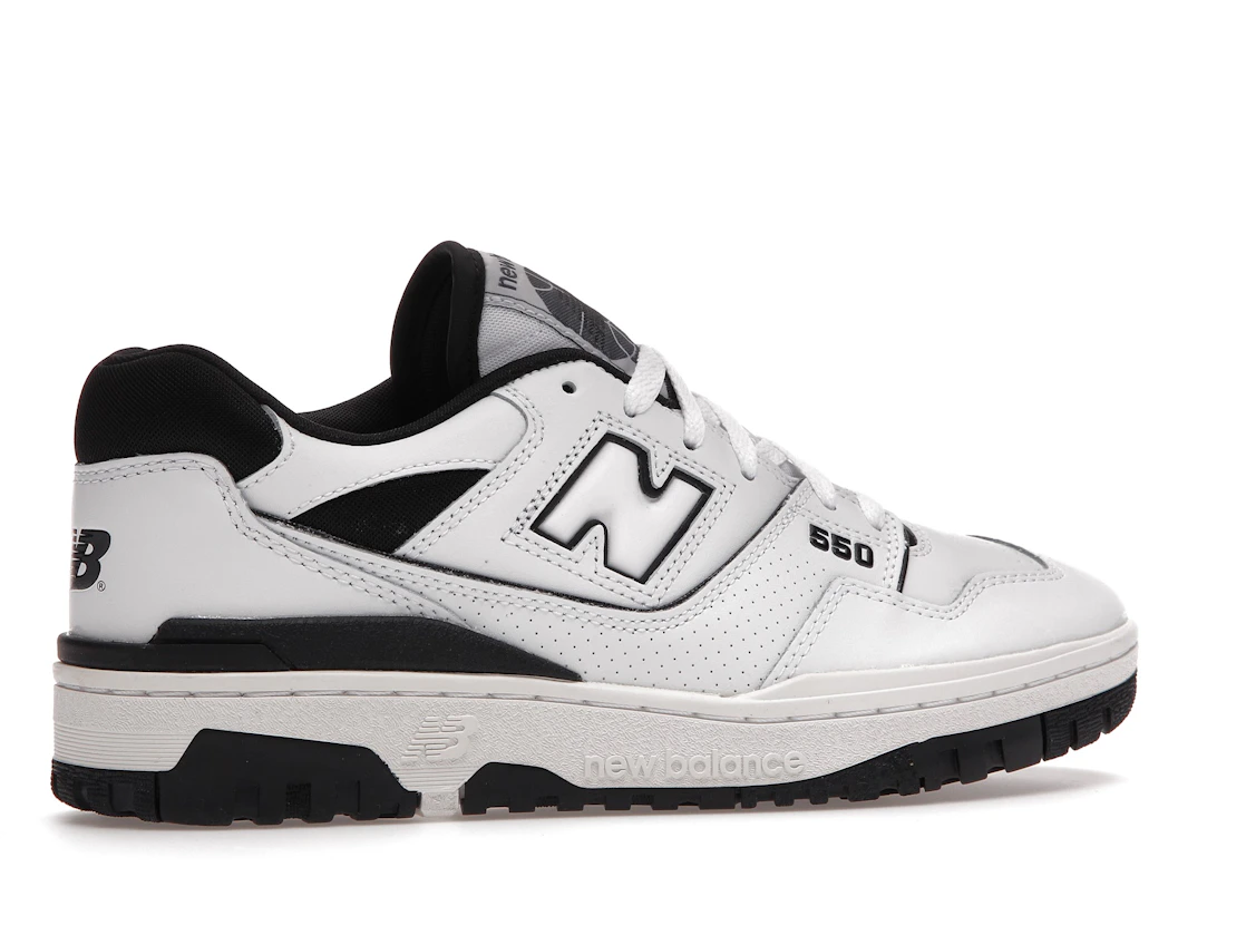 Vue 35 de New Balance 550 White Black