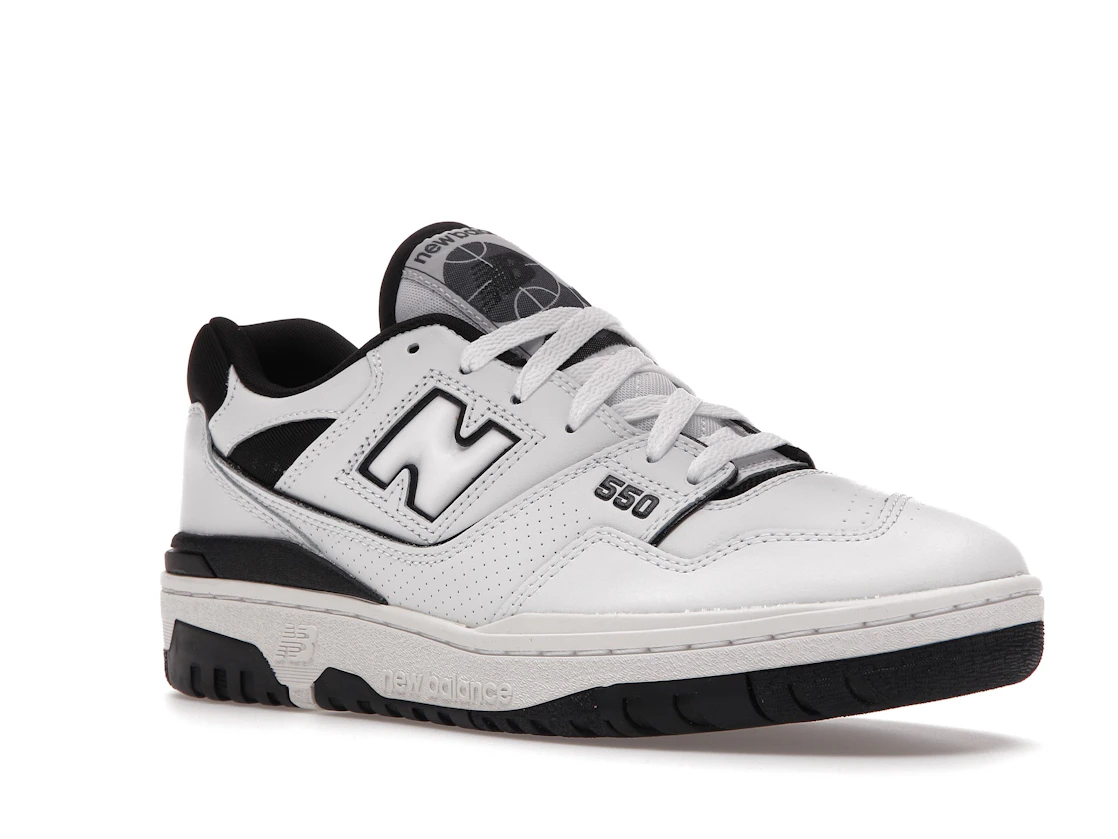 Vue 5 de New Balance 550 White Black