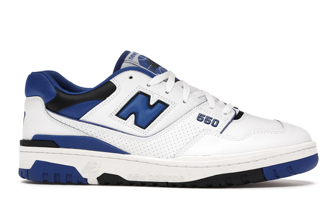 Vue 2 de New Balance 550 White Blue