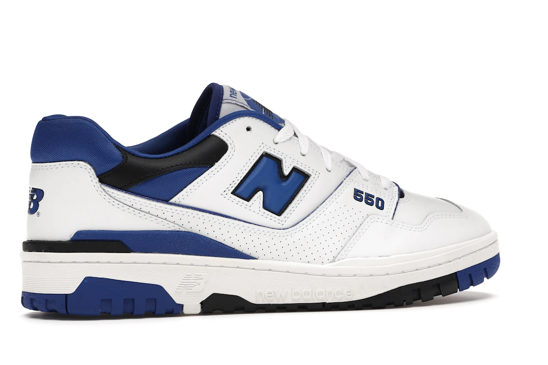 Vue 35 de New Balance 550 White Blue