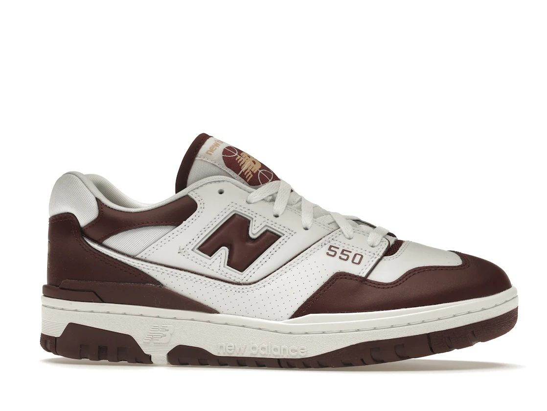 Vue 2 de New Balance 550 White Burgundy
