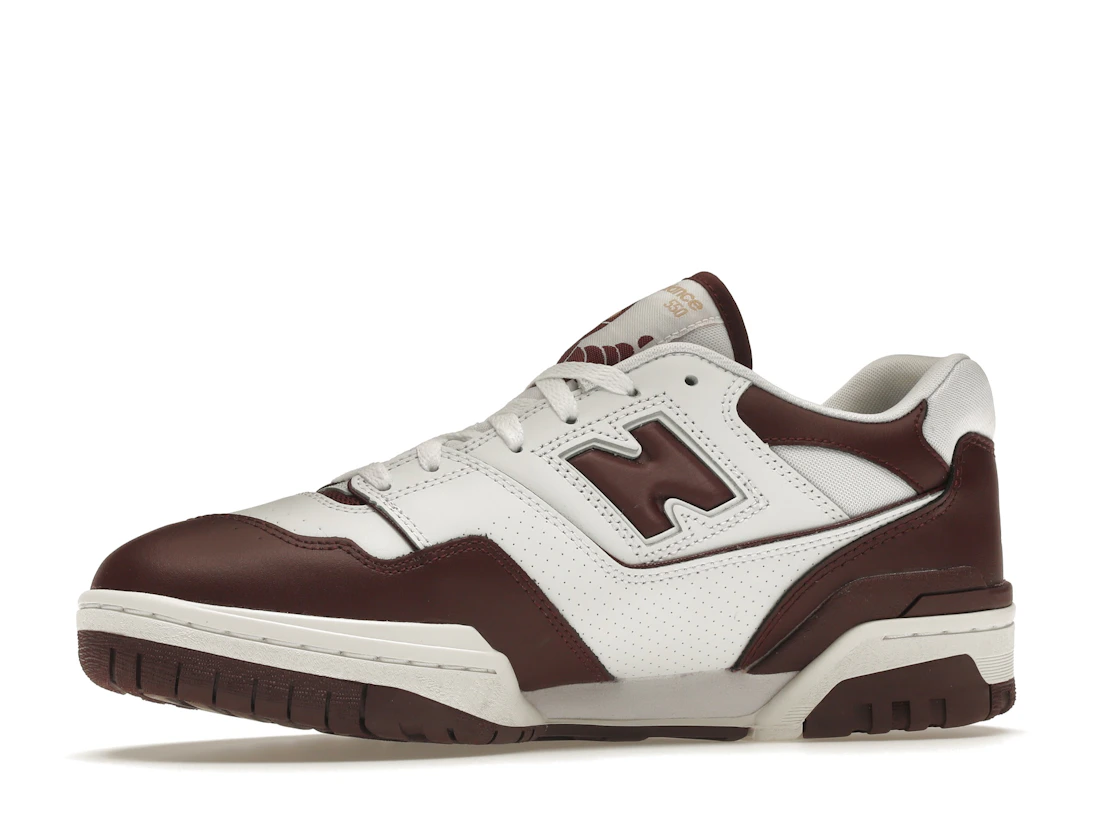 Vue 17 de New Balance 550 White Burgundy