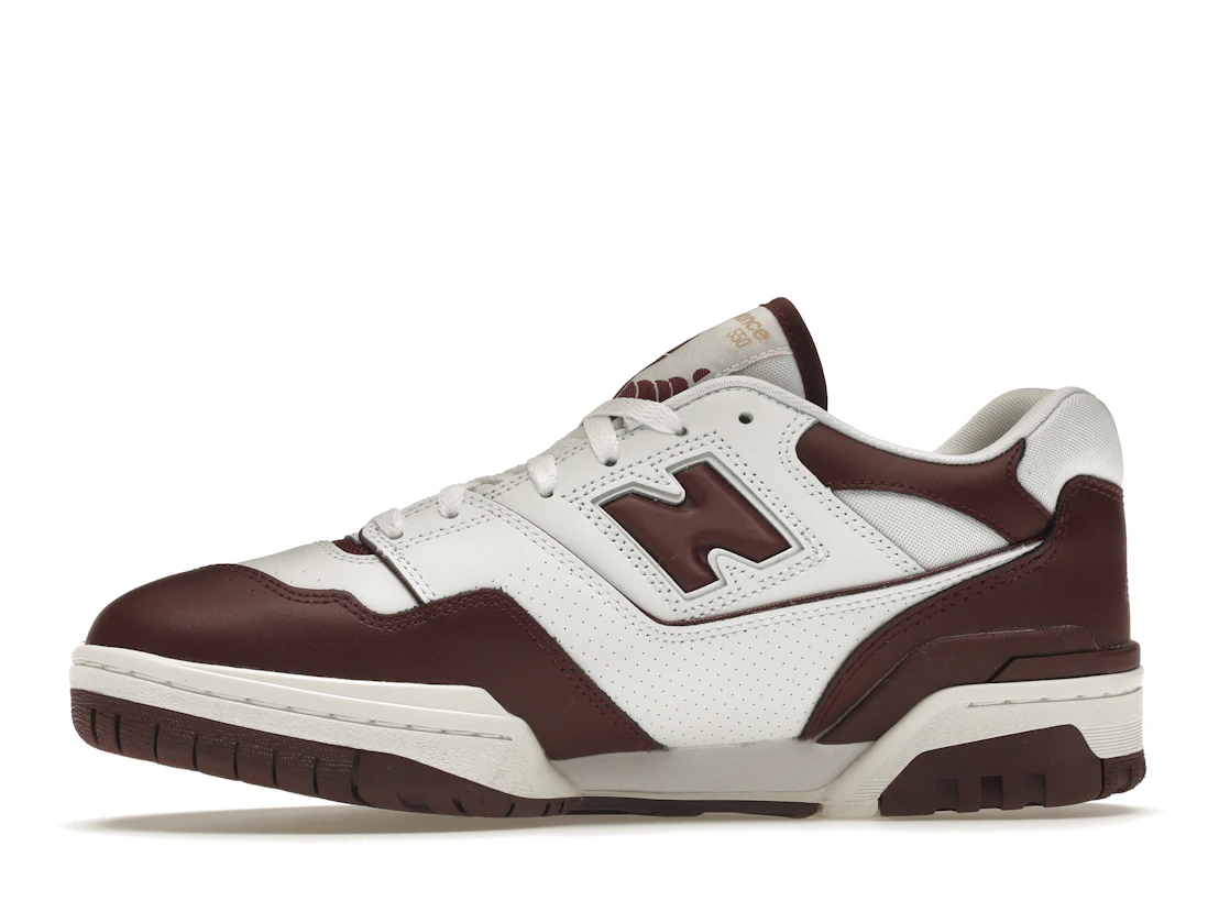 Vue 18 de New Balance 550 White Burgundy
