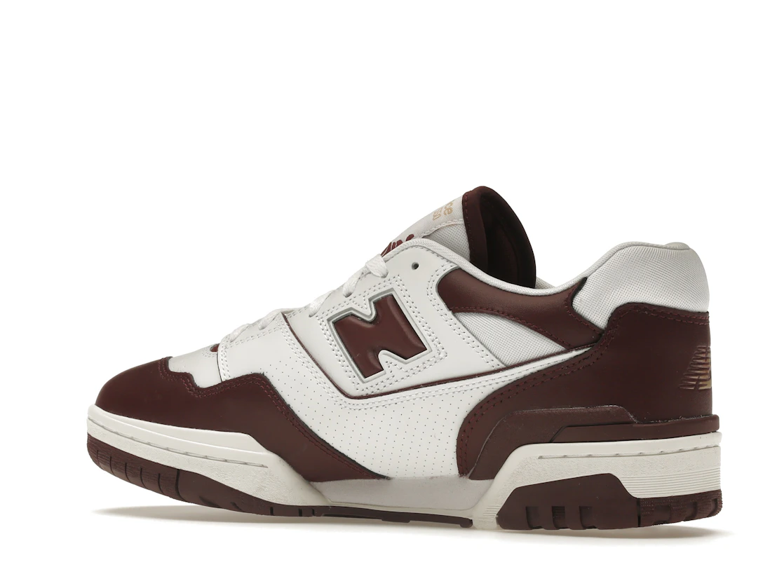 Vue 22 de New Balance 550 White Burgundy